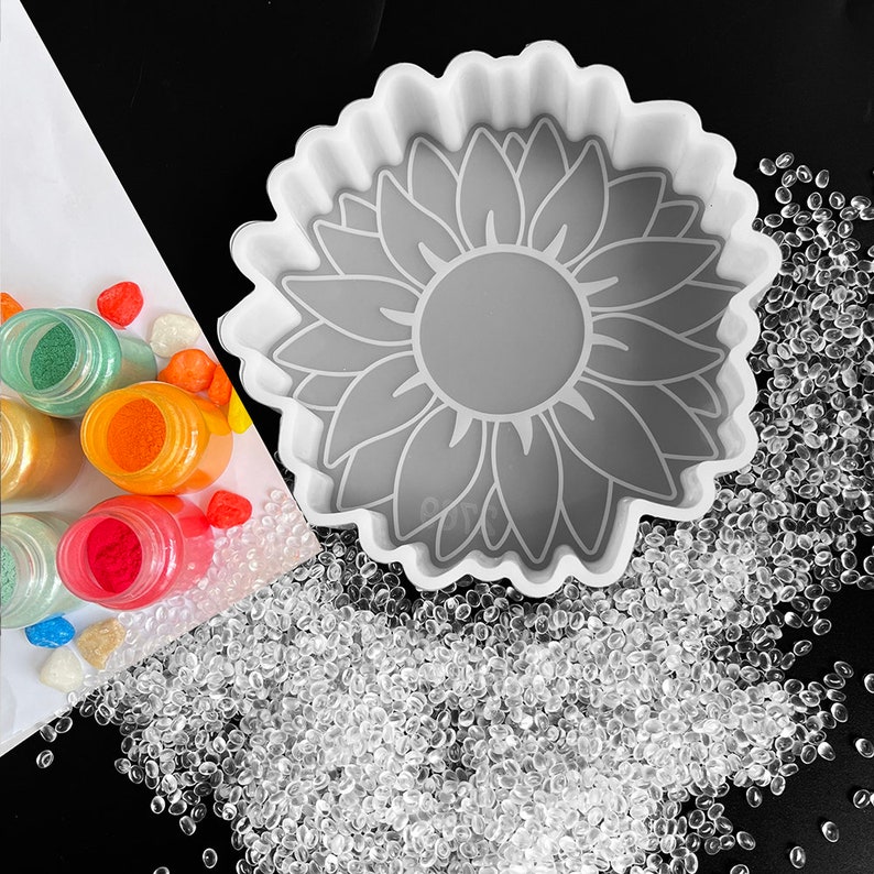 5.5 Inch Large Sunflowers Car Freshies Molds Air Freshie Mold Etsy