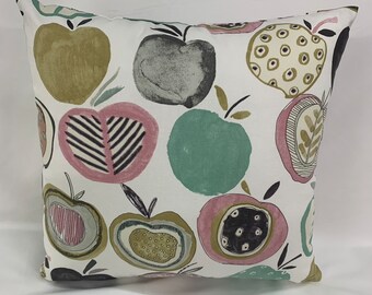 Printed Apple design cushion cover