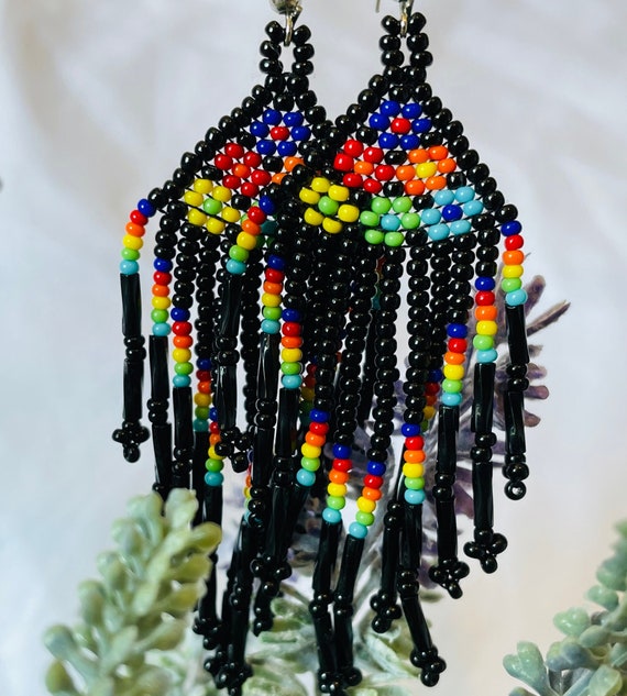 Beaded Earrings Etsy