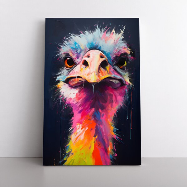 Colorful Animal Art Etsy