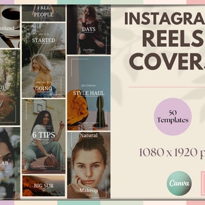 Bearbeitbares Instagram Reels Cover, Instagram Reel Cover, Ästhetische Reels Vorlage, Reels Cover Vorlage, Instagram Reel Vorlagen