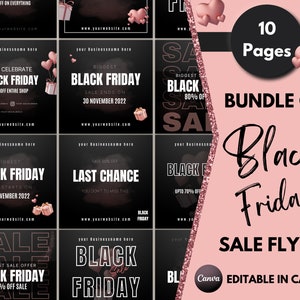 Folheto de sexta-feira preto e rosa, sexta-feira rosa, folheto de sexta-feira negra, folheto de sexta-feira rosa, folheto de reserva agora, promoção de instalação de perucas, promoção de sexta-feira negra