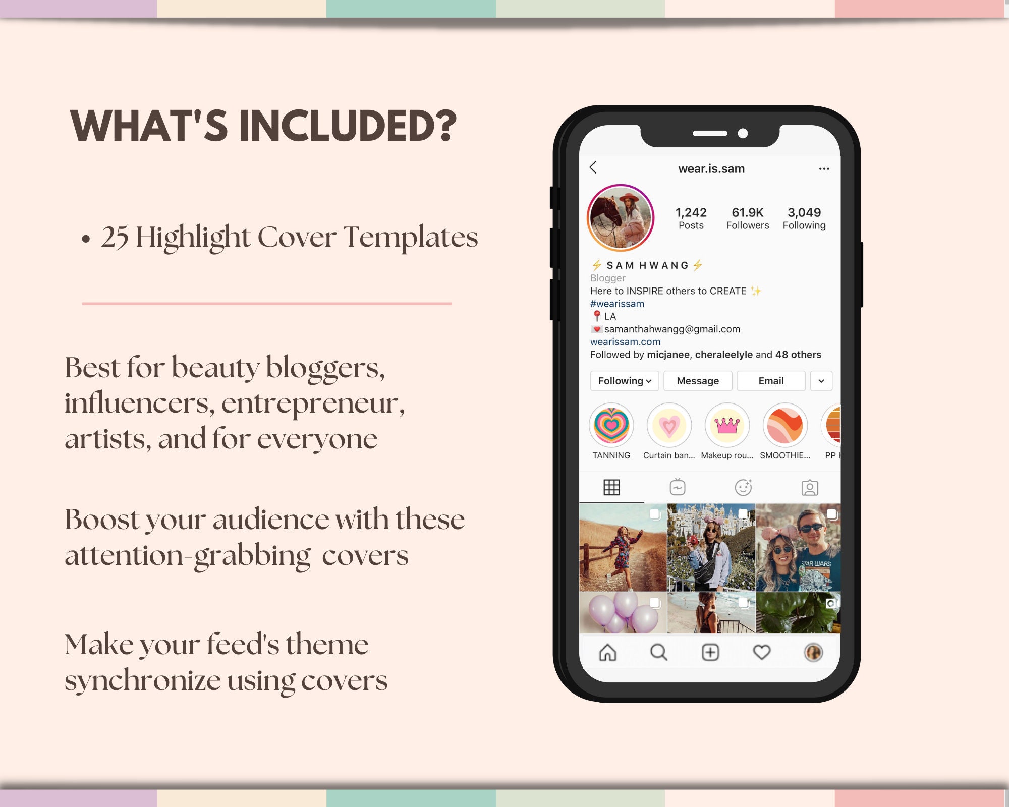 25 Groovy Retro Instagram Highlight Covers (canva Template) - Etsy