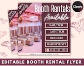 Booth Rental Flyer, Salon Suite Template (Digital Flyer)