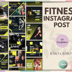Fitness Instagram Posts, Fitness Post, Fitness Instagram, Ig Post Template, Instagram Template Fitness,Instagram Fitness,Fitness Ig Template