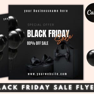 Black Friday Sale, Black Friday Flyer, Sale Flyer, Boutique Flyer, Flash Sale Flyer, Hair Flyer, Holiday Flyer, Instagram Template