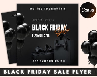 Black Friday Sale, Black Friday Flyer, Sale Flyer, Boutique Flyer, Flash Sale Flyer, Hair Flyer, Holiday Flyer, Instagram Template