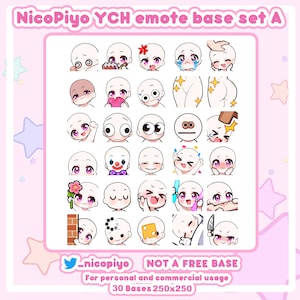 32 YCH Emote bases - set A