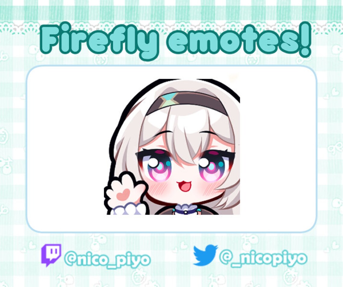 Honkai: Star Rail Firefly Wave Emote for Twitch and Discord - Etsy