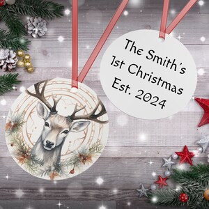 Personalized Gothic Metal Christmas Ornament, Unique Dark Academia Holiday decor, Alternative Christmas Ornament Exchange, Somber Yuletide