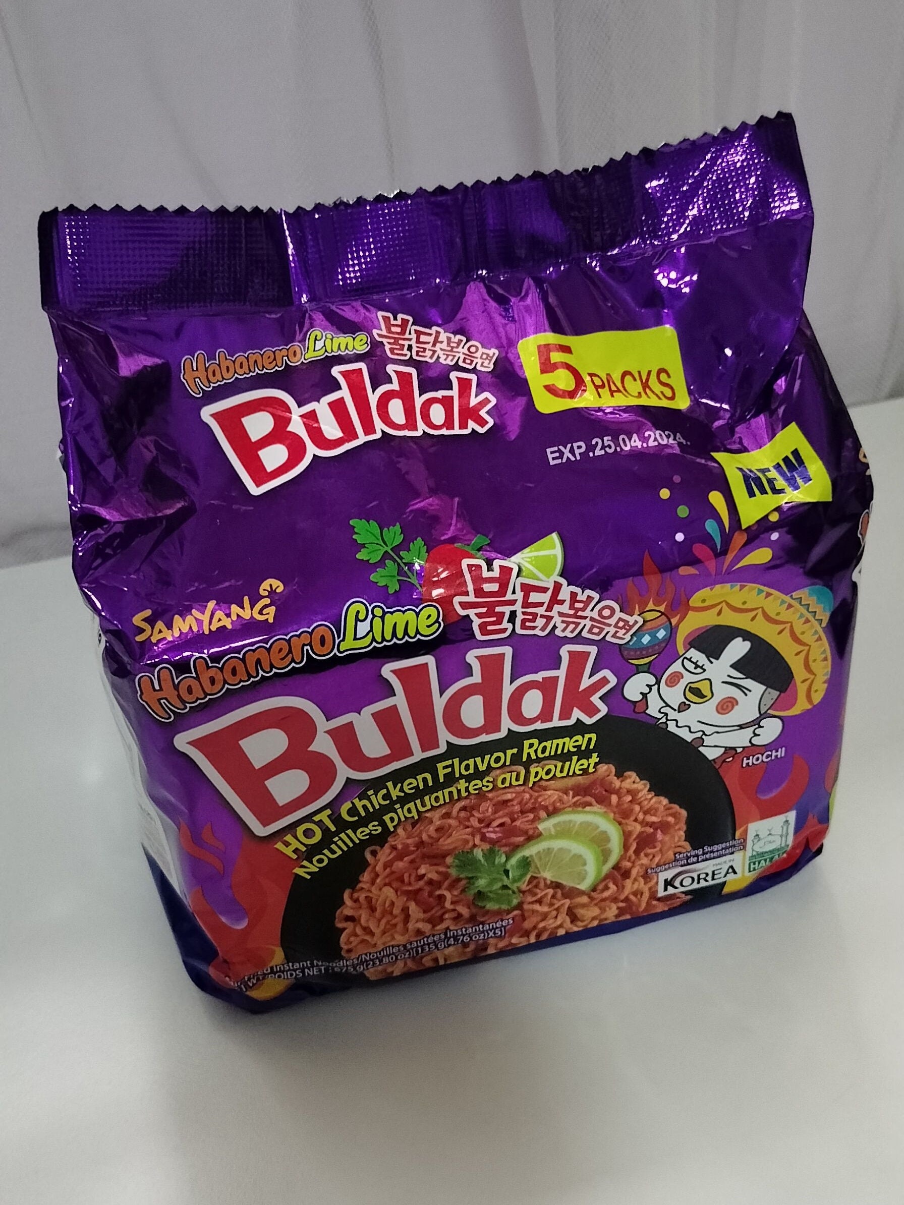 Halal Buldak Ramen in Habanero Lime Hot Chicken Flavour Etsy Singapore
