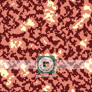Lash Lava Camo Seamless Pattern: High-Pass Texture, JPG & PNG Digital Download