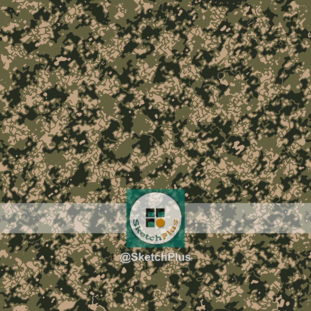 Military Camouflage Seamless Texture Patterns Sponge Effect Colored ...