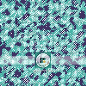 Mint Green Camouflage Sketch Dot Colored Pencil Seamless Texture Patterns Camo Commercial Use Digital Download JPEG & PNG Files