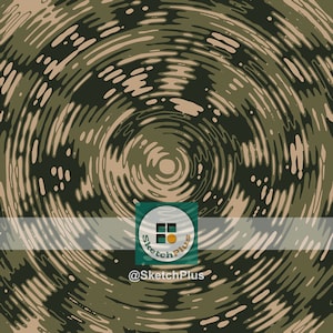 Military Camouflage Sketch Circle Colored Pencil Seamless Texture Patterns Camo Commercial Use Digital Download JPEG & PNG Files