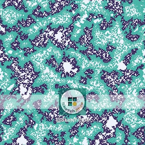 Mint Green Camouflage Seamless Texture Patterns Charcoal Effect Digital Download JPEG & PNG Files Commercial Use Camo