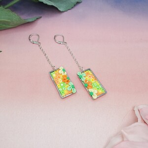 Retro Collection: Summer Fruits Series; Rectangle earring sets (2)
