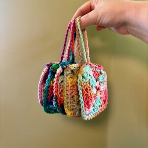 Handgemaakte katoenen gehaakte AirPod-houder - portemonneebedel Milieuvriendelijke en stijlvolle draagtas