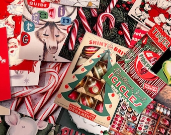 Merry Memories Christmas Ephemera Pack - Ephemera - Junk Journal - Scrapbooking - Nostalgia