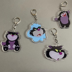 Lucifer Cat Keychain