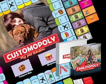 Custom YourOpoly Board Game-Complete Game: Anniversary gift | birthday gift | customized gift | personalized gift | corporate gift
