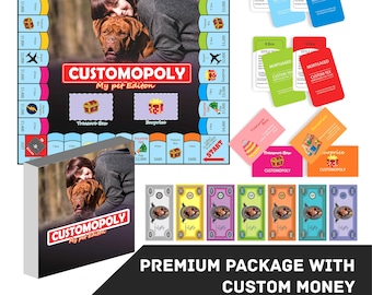 Custom YourOpoly Board Game-Complete Game: Anniversary gift | birthday gift | customized gift | personalized gift | corporate gift