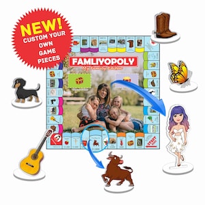 Custompoly Game Board, Custom Game Board, Game Board, Personalized Custompoly Game Board, Personalized Game Board, Custompoly Board Game