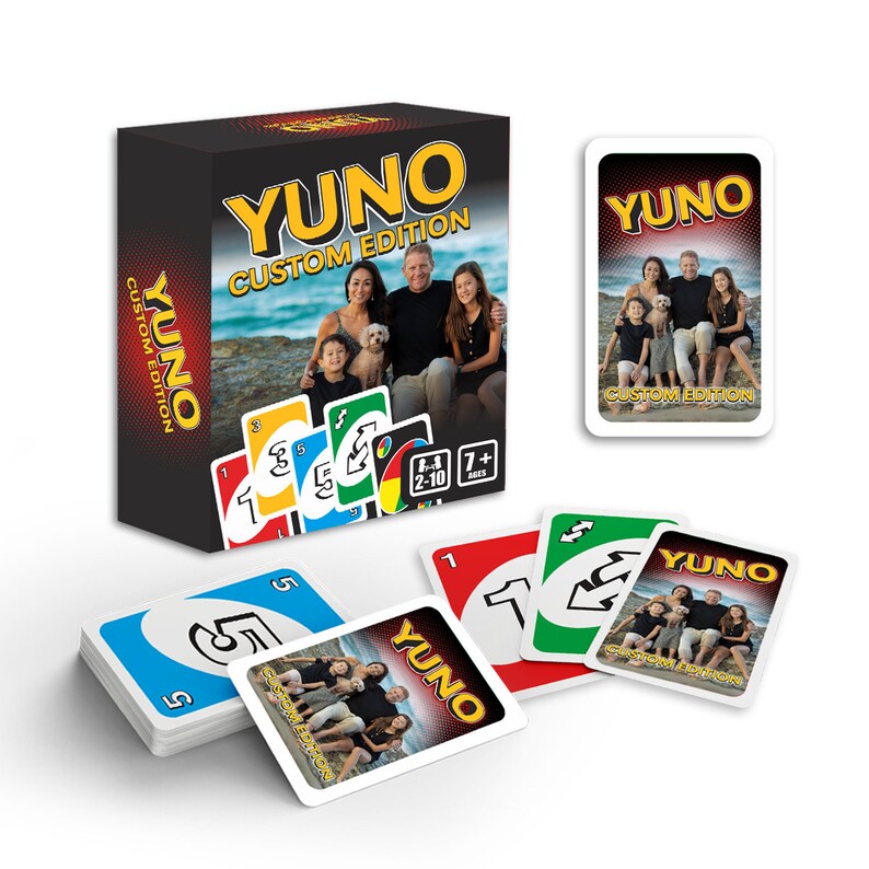 Yuno Card Game Custom Games Custom Card Game Personalized Etsy