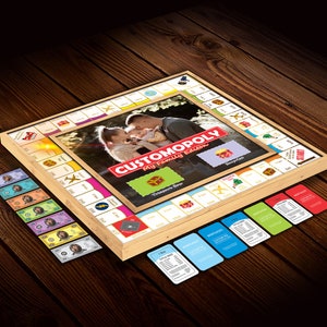 Fully Customized Rustic Luxury Wooden Your Opoly Game Anniversary gift | birthday gift | customized gift | personalized gift