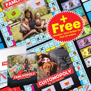 Custompoly Game Board, Custom Game Board, Game Board, Personalized Custompoly Game Board, Personalized Game Board, Custompoly Board Game
