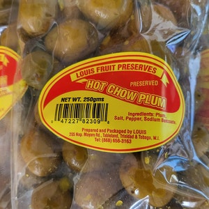 Hot Green Plum Chow 250g / Trini Snack / Plums / Preserves - Etsy ...