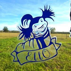 Labyrinth William The Worm / Suncatcher Sticker / The Labyrinth 1986 / 80s Fantasy Decor / Labyrinth Room Decor / Labyrinth Worm Sticker