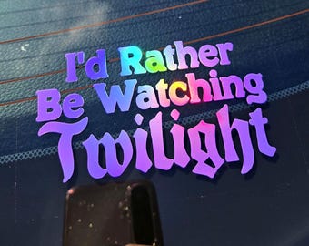 Funny Twilight Sticker / TITSOAK Sticker / Edward Cullen Sticker / Forks Washington Sticker / Twilight Bumper Sticker / Twilight Cup Sticker