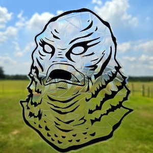 Creature from the Black Lagoon Window Cling / Halloween Window Cling / Classic Horror / Halloween Horror / Creature / Universal Monsters