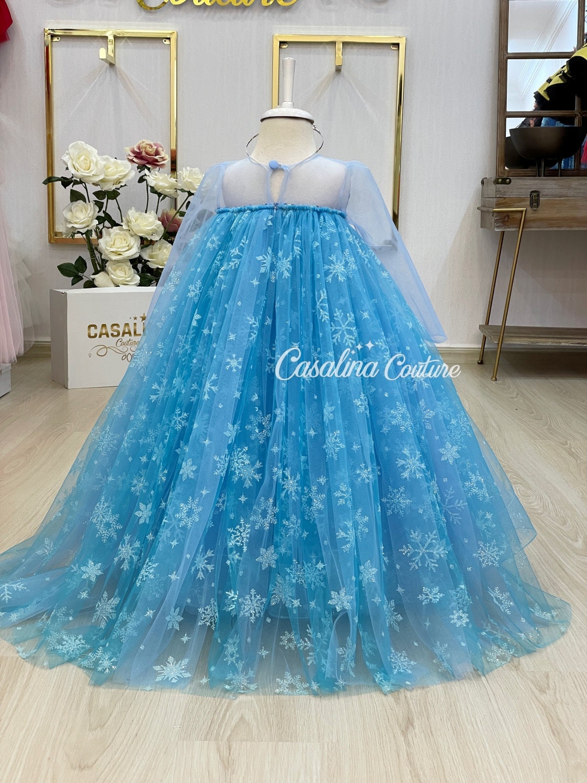 Fleece dressing gown - Light blue/Frozen - Kids | H&M IN