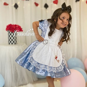 Alice Dress. Alice Baby Girl Dress Alice Themed Birthday Girl - Etsy