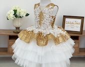 Zara Dress. White Lace Sleeveless Baby Girl Dress With Gold Sequin Fabric, Fluffy Flower Girl Dress, Glittery Gold Color Birthday Dress - Etsy Zara Dress. White Lace Sleeveless Baby Girl Dress With Gold Sequin Fabric, Fluffy Flower Girl Dress, Glittery Gold Color Birthday Dress - Etsy