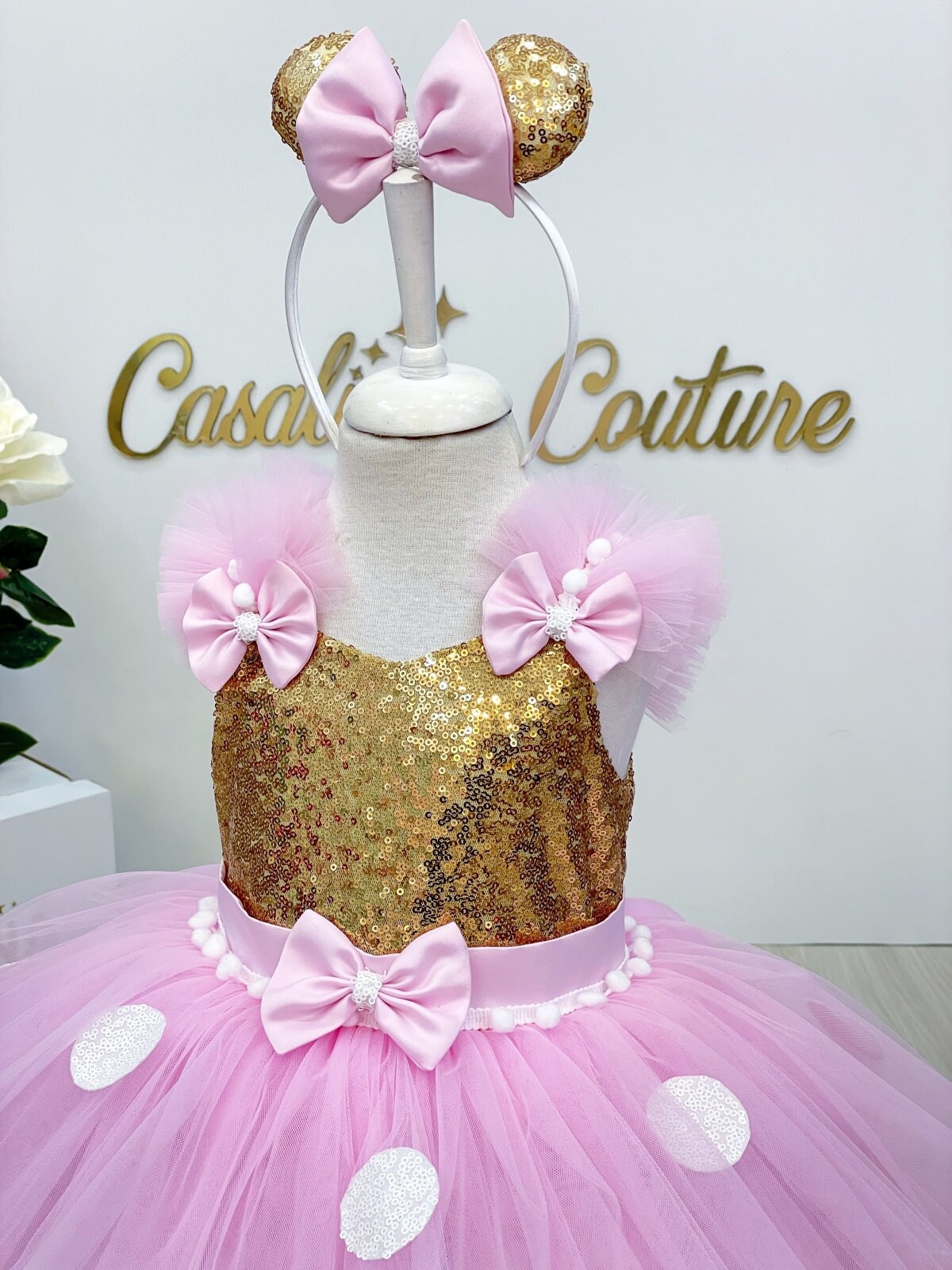 Minnie mouse rose gold dress cheap