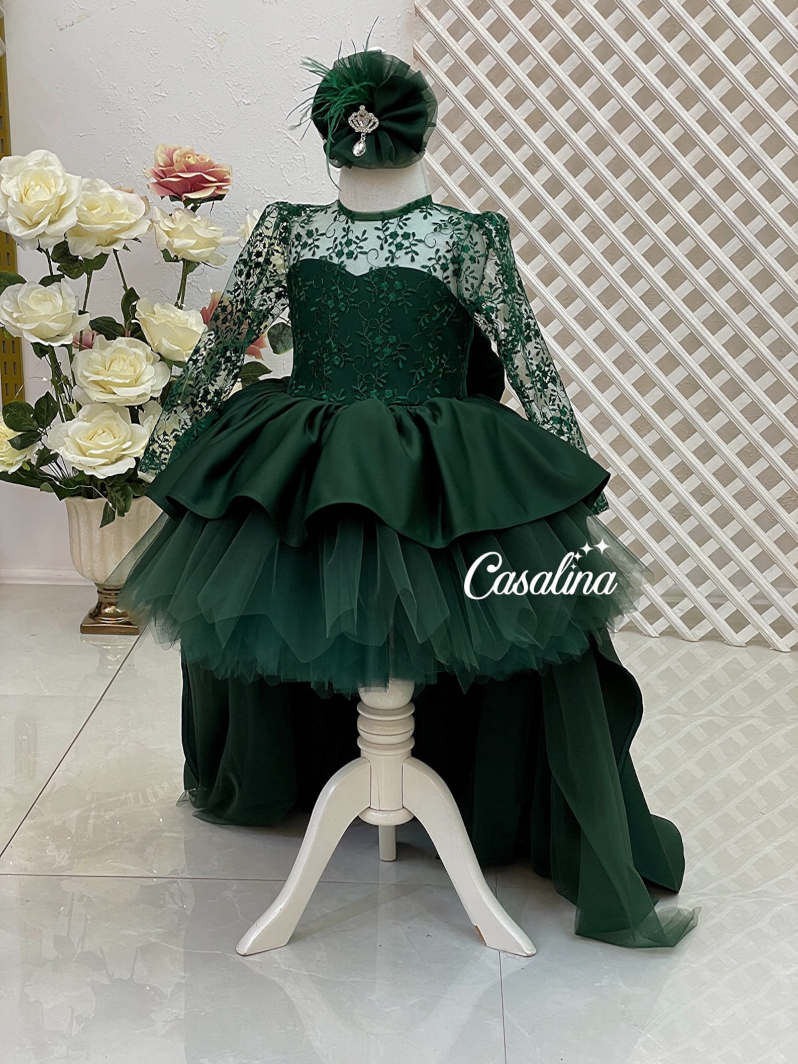 Baby Emerald Green Dress Baby Girl Emerald Green Dress