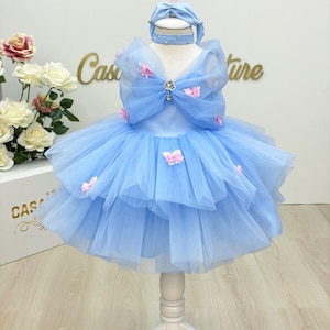 Cinderella princess short V. Knee-length puffy Cinderella costume. Cinderella dress. Cinderella princess dress for girls. Toddler Cinderella