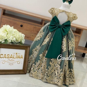 Mini Quinceanera Dress Emerald Green - Etsy