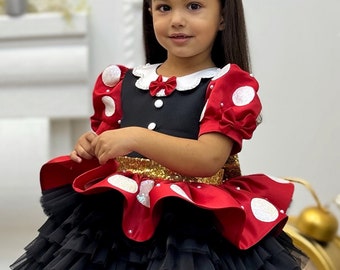 Minnie Dress Vs2 Red Minnie Mouse Red Minnie Mouse