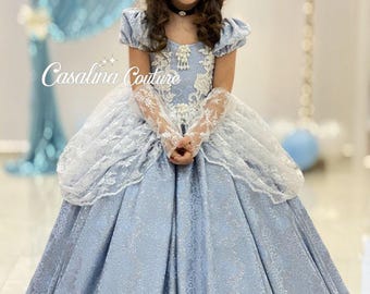 Cinderella costume, Cinderella baby girl dress, Cinderella theme dress, Cinderella kids dress, Cinderella birthday party