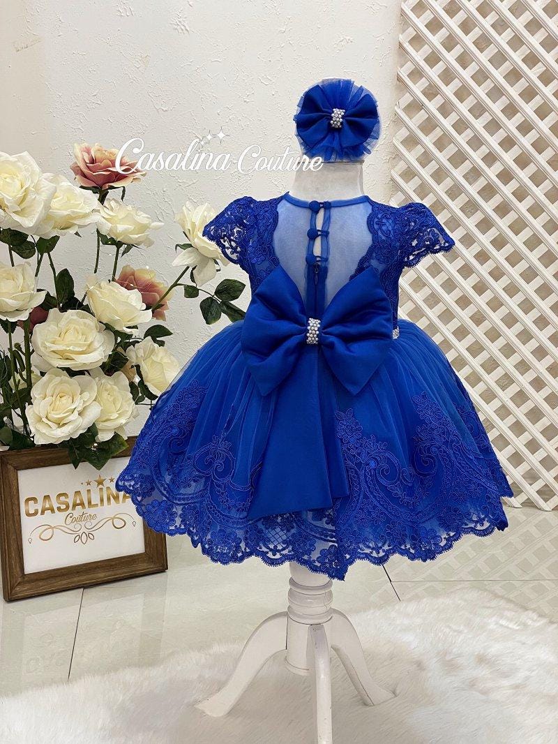 princess polly baby blue dress Baby Girl Birthday Pageant Wedding Sequin Bow Fluffy Princess Dress –  marryshe main image 0