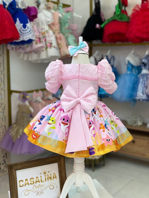 Baby Shark Dress baby shark birthday outfit baby shark toddler