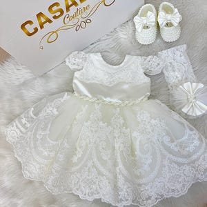 Christening Dress and Cardigan Set 'Angel'