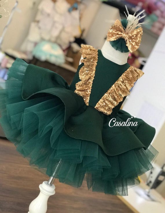 Party Wear Baby Girl Emerald Green Dress Joanna Girls Dress Emerald Green For Birthday Wedding Party Party Wear Baby Girl Emerald Green Dress Joanna Girls Dress Emerald Green For Birthday Wedding Party