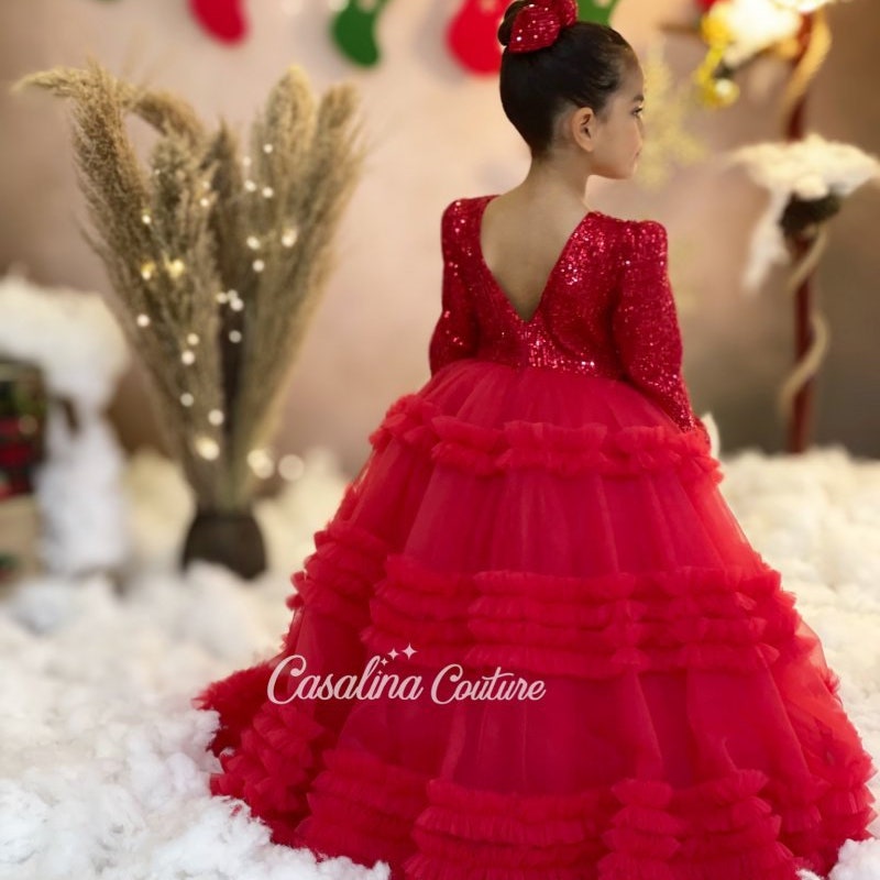 Red Christmas Dress - Etsy