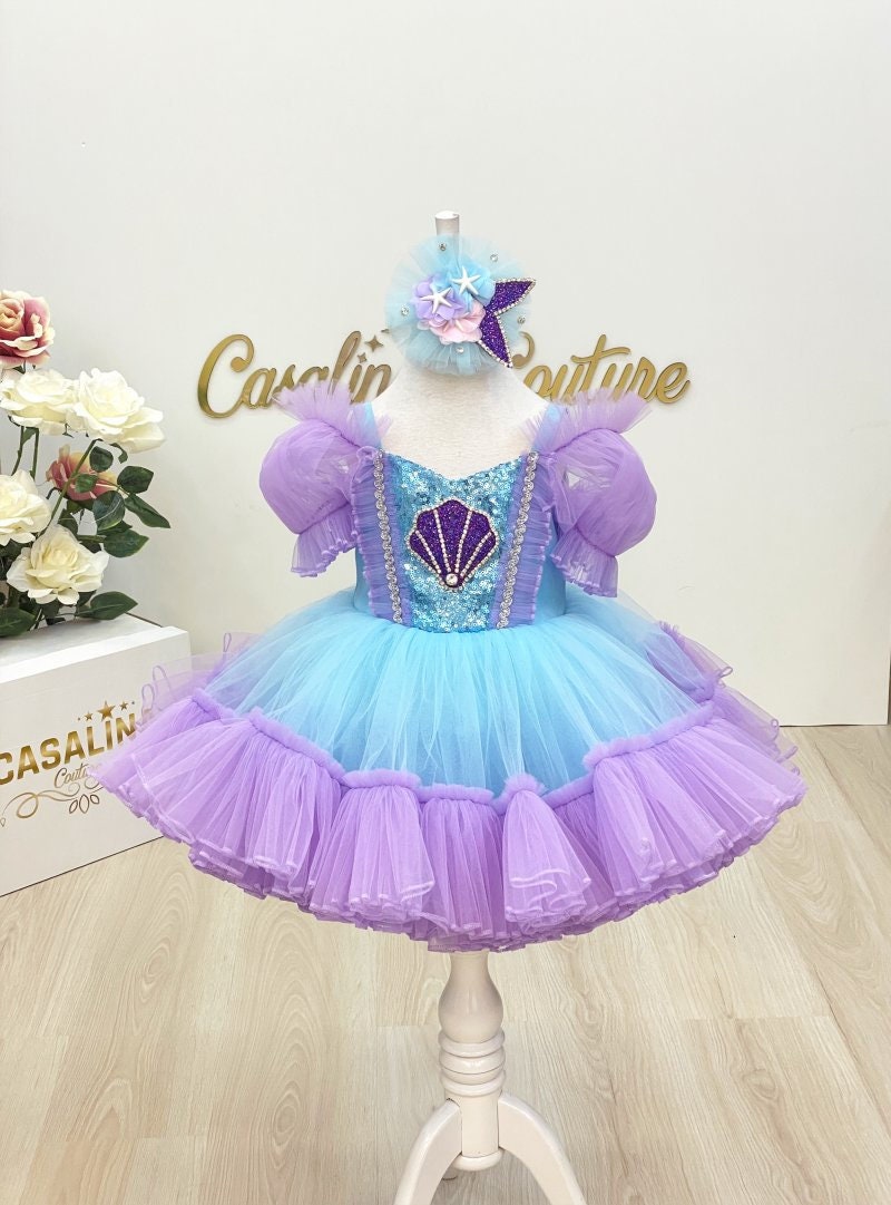 Disfraces Vestido Sirenita NiÃ±a Sirenita Ariel Vestidos De NiÃ±as