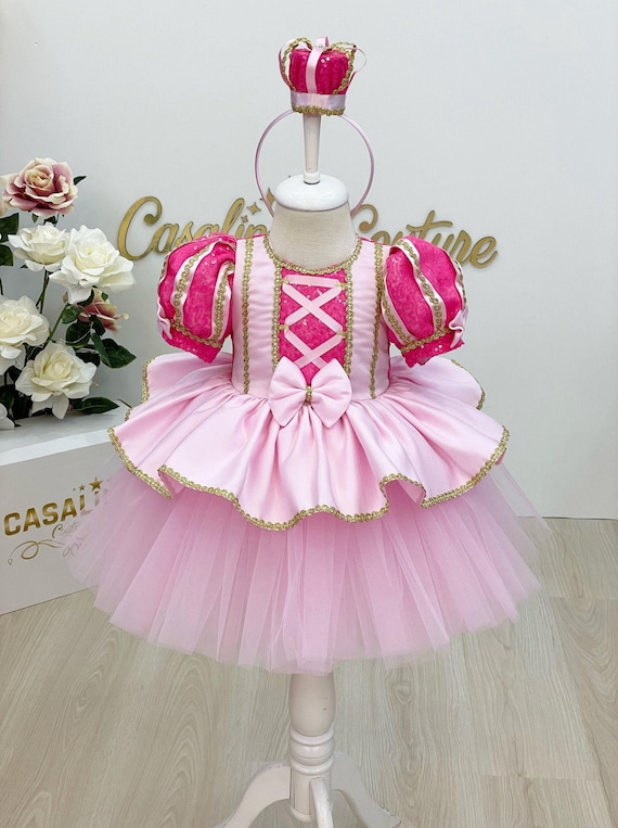aurora party dress Elegant Aurora Princess Dress for Girls Long Sleeve Costume Birthday  Halloween Party Outfit